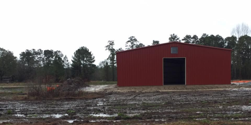 Hay Storage Building Construction in Goldsboro, North Carolina